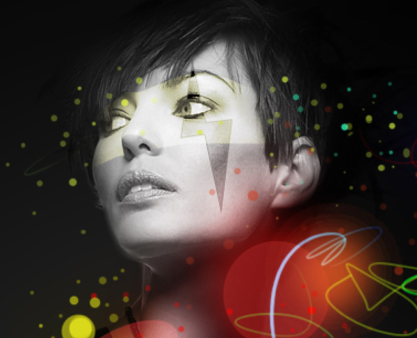 How to create nice abstract artwork via custom shapes and brushes in Photoshop CS5