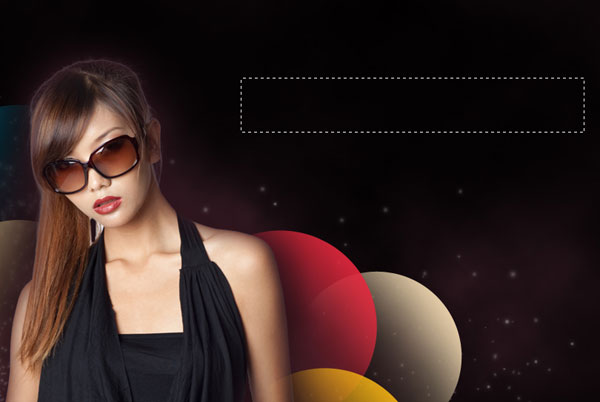 How to stylise model shoot using colourful shapes in Adobe Photoshop CS5