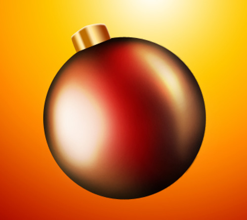 How to Create a Christmas card with Red Glowing Baubles in Photoshop CS5