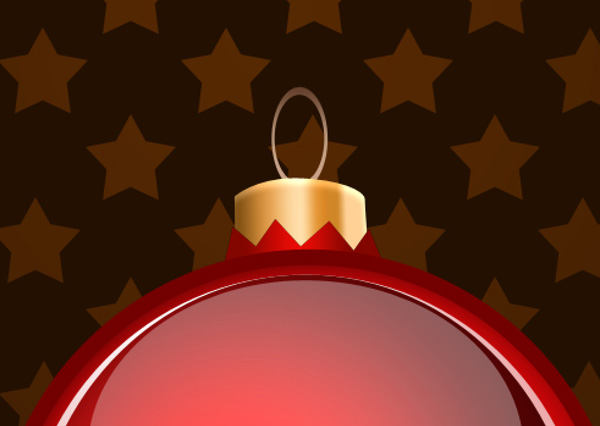 Create an Elegant Greeting Card with Vintage Christmas Baubles on Background in Photoshop CS5