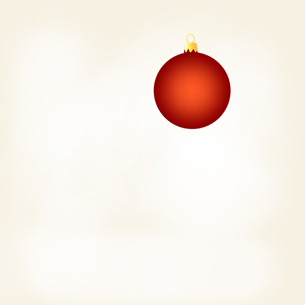 How to Create Christmas and New Year Greeting Card with Shiny Red Balls in Adobe Photoshop CS6