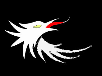 Draw the Bird Phoenix in Photoshop CS