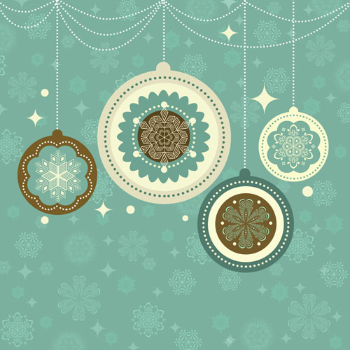 How to create Vintage New Year Card with Christmas Decorations in Adobe Photoshop CC
