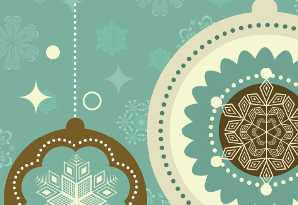 How to create Vintage New Year Card with Christmas Decorations in Adobe Photoshop CC