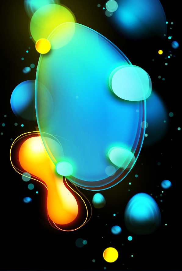 How to Create Abstract Vector Background with Colorful Bubbles in Adobe Photoshop CS5