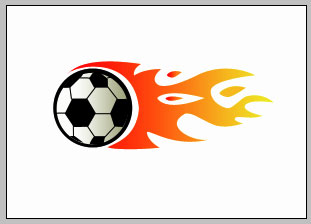 Create Soccer ball on fire in Photoshop CS