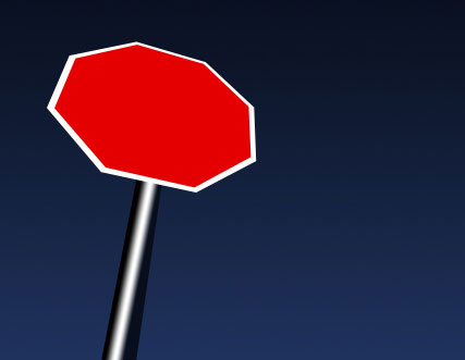 Create the STOP sign in Photoshop CS