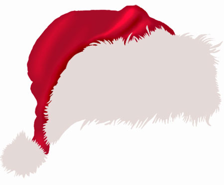 Draw Santa's Cap in Photoshop CS