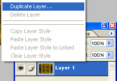 Wireframe Effect - Duplicate Layer