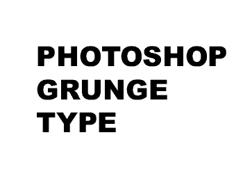 grunge text photoshop tutorial text