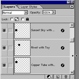 style library layers palette