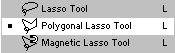 toolbox lasso menu