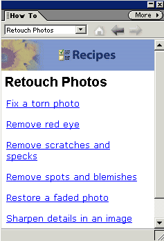 retouch recipes