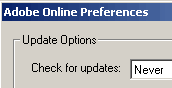 update options