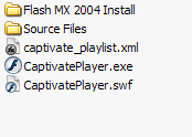 The contents of the ZIP file, unzipped