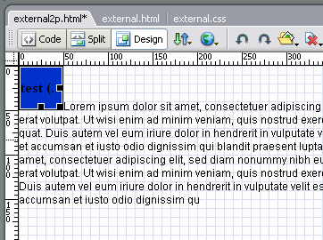 Placing the cursor where you will insert the image