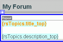 Topic title link with its new color