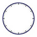 The clock image drawn with actionscript.