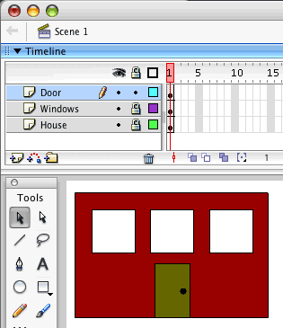 Drawing your door and changing your house color
