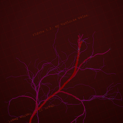 The original experiment—a perpetually moving artery with branching veins