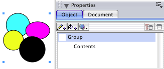 a group of objects with no group attributes