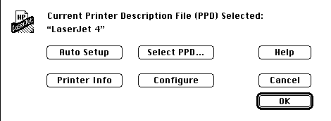 printer setup dialog box
