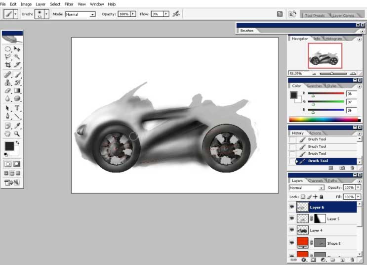 Concept car design