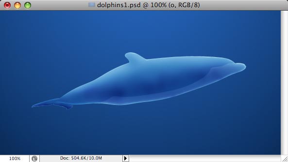 Dolphins - making of - Step 10