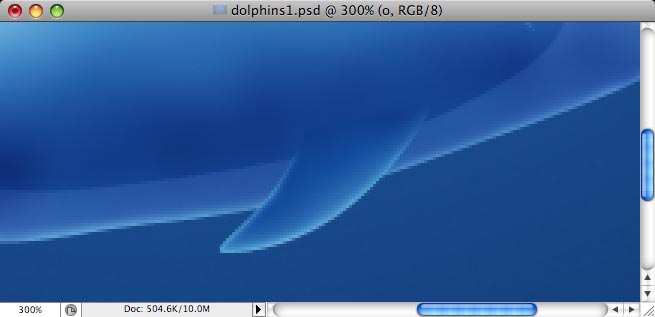 Dolphins - making of - Step 19