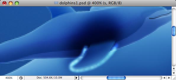 Dolphins - making of - Step 27