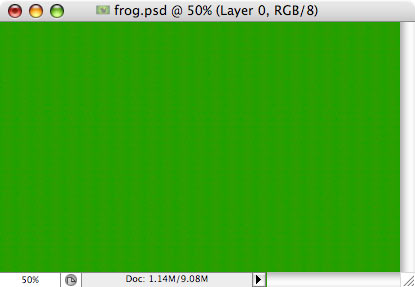 Frog - making of - Step 1