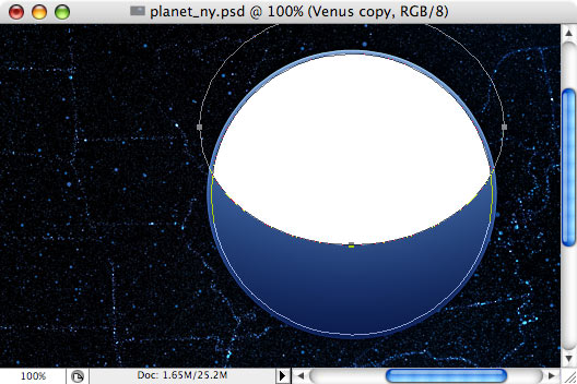 Planets - making of - Step 10