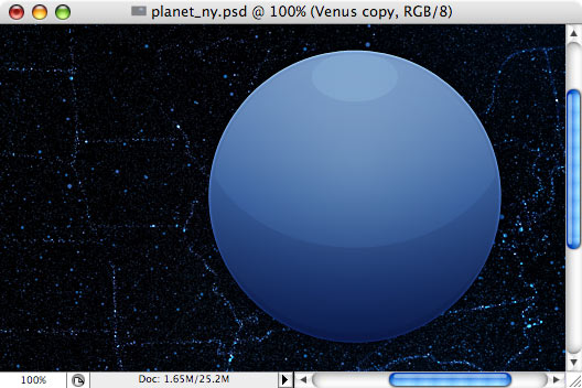 Planets - making of - Step 12