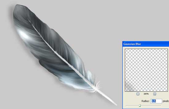 Drawing Feather Bed in adobe photoshop cs