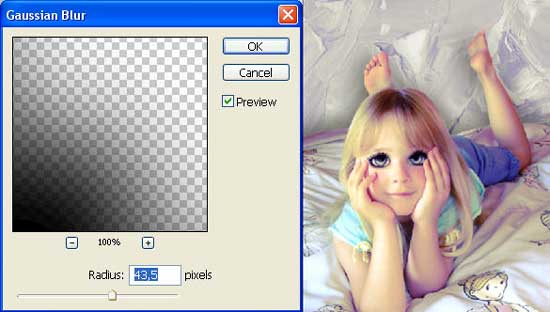 The little fairy photo effects in adobe Photoshop cs