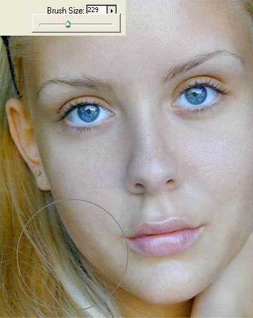 glamour model picture retouch in adobe Photoshop cs2