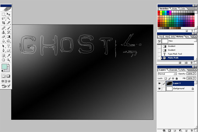Ghost Text Effects