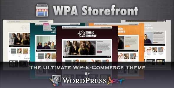 WPA Storefront - The Ultimate WP-E-Commerce Theme