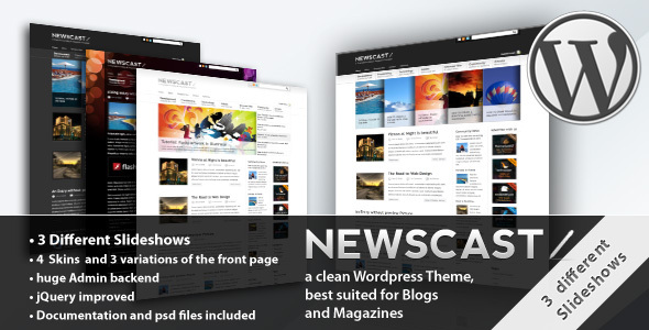 Newscast 4 in 1 - WordPress Magazine and Blog