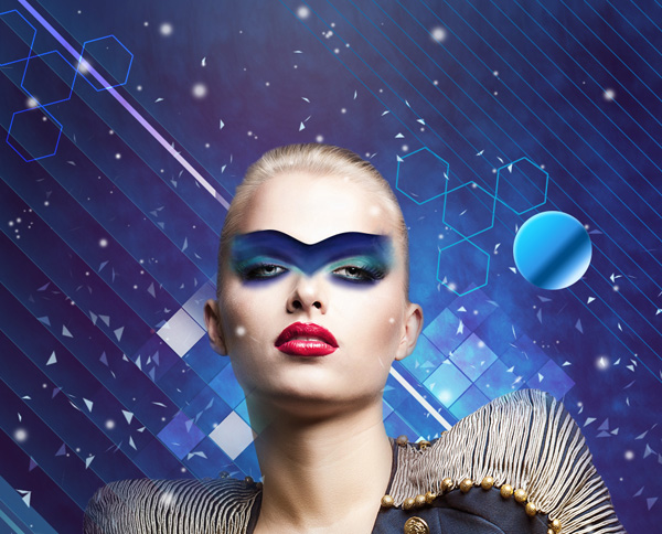 Create fashion-inspired digital collage in Adobe Photosop CS6